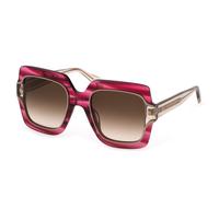Just cavalli sjc023v gafas, striped shiny raspberry, 53 para mujer