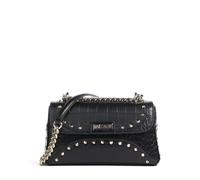 Just Cavalli Studs Bolso de hombro negro, imitación de cuero, mujer