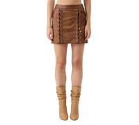 Just Cavalli - suede - Skirts - Mujer - Marrón - S -