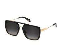 Just Cavalli Sunglasses SJC040 Total Shiny Black 58/17/145 Hombre Gafas
