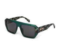 Just Cavalli Unisex Just Cavalli SJC101V 07LG Gafas de sol Acetato Verde Fumar Cuadrada Normal