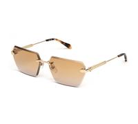 Just Cavalli Unisex Just Cavalli SJC110 300Y Gafas de sol Metal Oro Naranja Cuadrada Normal Matizado