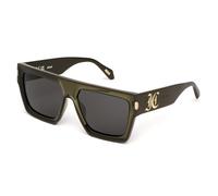 Just Cavalli Unisex SJC107V 02GN Gafas de sol Acetato Verde Fumar Cuadrada Normal