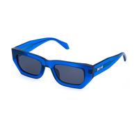 Just Cavalli Unisex SJC170 0AGQ Gafas de sol Acetato Azul Fumar Geométrico Normal