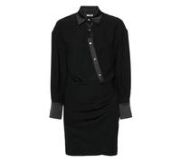 Just Cavalli - Vestido Mini Negro con Mangas Largas - Dresses - Mujer - Negro - S -