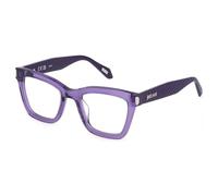 Just Cavalli VJC003V Gafas, Shiny TRANSP. Violet, 50 para Mujer