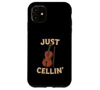 Just Cellin Funny Violonchelo Músico Música clásica Amor Carcasa para iPhone 11