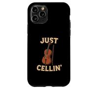 Just Cellin Funny Violonchelo Músico Música clásica Amor Carcasa para iPhone 11 Pro