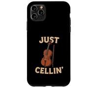 Just Cellin Funny Violonchelo Músico Música clásica Amor Carcasa para iPhone 11 Pro Max