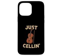 Just Cellin Funny Violonchelo Músico Música clásica Amor Carcasa para iPhone 13 Pro Max