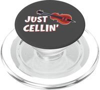 Just Cellin', Regalo de Violonchelo Divertido PopSockets PopGrip para MagSafe