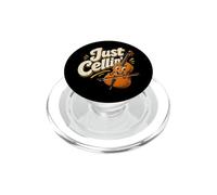 Just Cellin' Violonchelo Orquesta Músico Humor PopSockets PopGrip para MagSafe