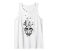 Just Chillin' Gator - Cocodrilo en el Agua Camiseta sin Mangas