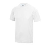Just Cool - Camiseta lisa para hombre, Primavera-Verano, envolvente, Liso, Manga Corta, Hombre, color Blanco ártico., tamaño 4XL