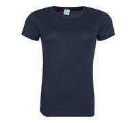 Just Cool Playera Deportiva Mujer Poliéster Wicking Transpirable Cuello Caja