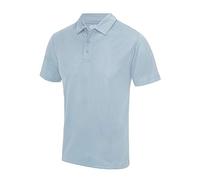Just Cool - Polo liso de deporte para hombre/caballero (2XL/Azul cielo)