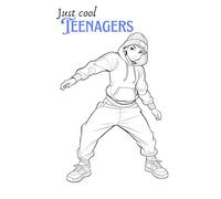 Just cool teenagers. The Fantastic and Incredible World of Teenagers - A coloring book for children ages 6 and up with 69 unique coloring images.