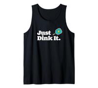 Just Dink It Funny Cute Pickleball Dink Team 80s Retro Camiseta sin Mangas