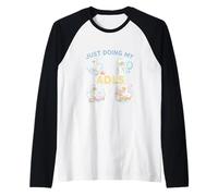 Just Doing My ADLs Cute Duck Occupational Therapy Design Camiseta Manga Raglan