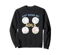 Just Doing My ADLs Cute Duck Occupational Therapy Design Sudadera