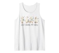 Just Doing My Adls Terapia Ocupacional Camiseta sin Mangas