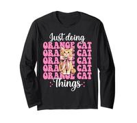 Just Doing Orange Cat Things Tabby Cat Girl Cat Mom Coquette Manga Larga