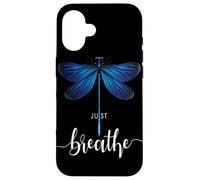 Just Dragonfly Tattoodesign Summer Breathe Meditación Yoga Carcasa para iPhone 16
