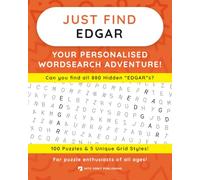 Just Find EDGAR: Your Personalised Word Search Adventure: For puzzle enthusiasts of all ages! (Just Find Puzzle Series)