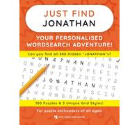 Just Find JONATHAN: Your Personalised Word Search Adventure: For puzzle enthusiasts of all ages! (Just Find Puzzle Series)
