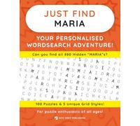 Just Find MARIA: Your Personalised Word Search Adventure: For puzzle enthusiasts of all ages! (Just Find Puzzle Series)