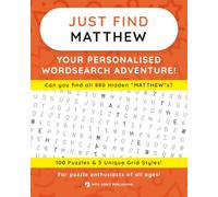 Just Find MATTHEW: Your Personalised Word Search Adventure: For puzzle enthusiasts of all ages! (Just Find Puzzle Series)