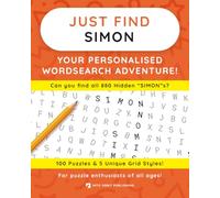 Just Find SIMON: Your Personalised Word Search Adventure: For puzzle enthusiasts of all ages! (Just Find Puzzle Series)