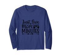 Just Five More Minutes Funny Gaming Quotes Manga Larga