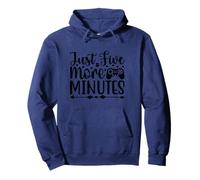 Just Five More Minutes Funny Gaming Quotes Sudadera con Capucha