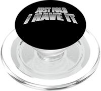Just Fold I Have It Funny Creative Poker Card Player Design PopSockets PopGrip para MagSafe