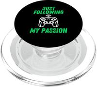 Just Following My Passion Career Esports Streamer FPS Gamer PopSockets PopGrip para MagSafe