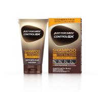Just For Men Control GX Champú Colorante, 2 en 1 con bálsamo, reduce gradualmente el cabello gris para un aspecto natural. 118 ml
