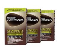 Just For Men Control GX - Champú para hombre, color y color de pelo, reduce gradualmente las grises para un aspecto natural (3 unidades)