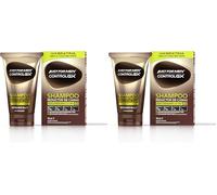 Just For Men Control GX Champú Reductor de Canas para Hombre, Reduce Las Canas Gradualmente en Cada Lavado, Con Aceite De Coco Y Aloe Vera, Para Todos Los Tonos, 118ml (Paquete de 2)