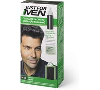 Just For Men Tinte Colorante en Gel, Coloración Masculina, Cubre Las Canas, Devuelve Tu Color Original Para Una Apariencia Natural - Tono Negro, H55