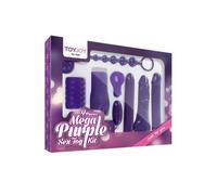 TOYJOY Just For You Mega Purple Kit - Kit De Juguetes Con Nueve Piezas Multifuncionales Para Estimulación Completa