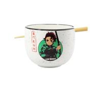 JUST FUNKY Bol Ramen con Palillos Demon Slayer TANJIRO 470ML