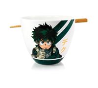 JUST FUNKY Bol Ramen con Palillos Mha Deku 470Ml