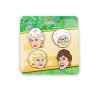 Just Funky Golden Girls Collector Enamel Pin Set, 4 Pieces