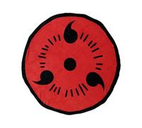 Just Funky Naruto Shippuden Sharingan - Manta Redonda de Forro Polar de 48 Pulgadas