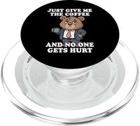 Just Give Me The Coffee and No One Gets Hurt PopSockets PopGrip para MagSafe