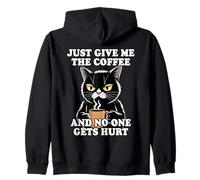 Just Give Me The Coffee and No One Gets Hurt Sudadera con Capucha