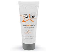 Just Glide Rendimiento Agua Y Base de Silicona Lubricante Híbrido para Anal