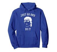 Just Go and Do It Sudadera con Capucha, Unisex para Adultos, Azul Real, M