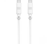 Just Green Cable Ecológico USB-C Macho/Macho 1.2m Blanco